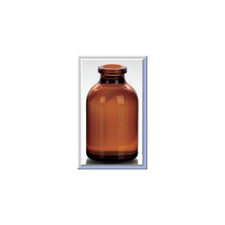 20mL Amber Serum Vials, 32x58mm, Ream of 115
