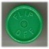 20mm Flip Off Vial Seals, Green, Pack of 100