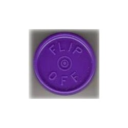 20mm Flip Off Vial Seals, Purple, Bag of 1000