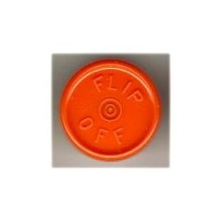 20mm Flip Off Vial Seals, Orange Peel, Bag of 1000