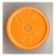 20mm Flip Off Vial Seals, Faded Light Orange, Bag of 1000