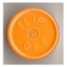 20mm Flip Off Vial Seals, Faded Light Orange, Bag of 1000