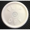 20mm Flip Off Vial Seals, White, Bag of 1000