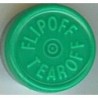 20mm Flip Off-Tear Off Vial Seals, Green, Bag 1000