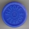 20mm Flip Off-Tear Off Vial Seals, Royal Blue, Pack of 100
