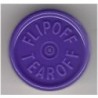 20mm Flip Off-Tear Off Vial Seals, Purple, Pack of 100
