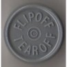 20mm Flip Off-Tear Off Vial Seals, Dark Gray, Bag 1000