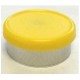 West Matte 20mm Flip Cap Vial Seal, Yellow, Bag of 1000