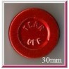 30mm Center Tear Vial Seals, Red, pk 250