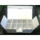 White cardboard vial box, 10x10mL case, pack of 5