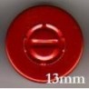 13mm Center Tear Vial Seals, Red, Pack of 100