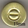 13mm Center Tear Vial Seals, Gold, Pack of 100