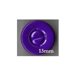 13mm Center Tear Vial Seals, Purple, Pack of 100