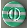 20mm Center Tear Vial Seals, Green Stripe, Pack of 100