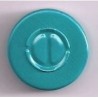 20mm Center Tear Vial Seals, Turquoise Blue Green, Pk 100