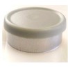 West Matte 20mm Flip Cap Vial Seal, Misty Gray, Bag of 1000