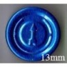 13mm Full Tear Off Vial Seals, Sapphire Blue, Pk 100