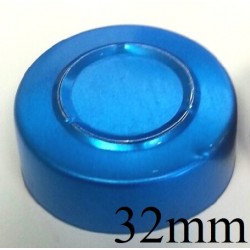 32mm Infusion Vial Seals, Blue, Pack of 100