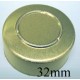32mm Infusion Vial Seals, Gold, Pack of 100