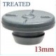 13mm Round Bottom Vial Stopper, Si Treated, Bag of 1000