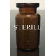 6mL (5ml shorty) Amber Sterile Open Vials, 22x40mm, Depyrogenated, Ream of 219 pieces