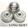 13mm Long Skirt Flip Cap Seal, Clear Cap, Bag of 1,000