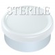 Sterile 20mm Matte Flip Cap Vial Seals, White, Bag of 1,000