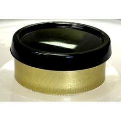 20mm Superior Flip Cap Vial Seal, Black Gold, Bag 1000