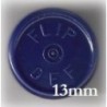 13mm Flip Off Vial Seals, Dark Navy Blue, Pack of 100