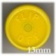 13mm Flip Off Vial Seals, Yellow, Bag of 1000