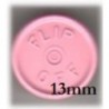 13mm Flip Off Vial Seals, Frost Pink, Case of 1000